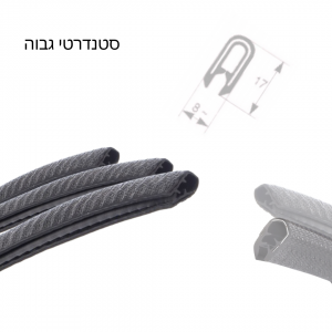 פרופיל קדר PVC סטנדרטי גבוה