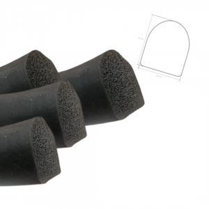 פרופיל למקלט חצי עגול 25 מ"מ