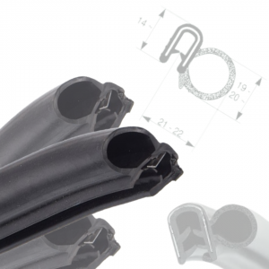 פרופיל קדר PVC בלון צד גדול